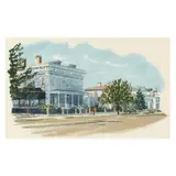 Third Street at Orange by Samuel Bissette, Watercolor on paper, sold Nov 2024