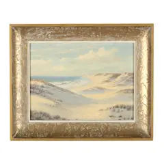 Sand Dunes at Wells, Maine by Josef Arentz, Oil on panel, sold Nov 2024