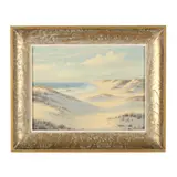 Sand Dunes at Wells, Maine by Josef Arentz, Oil on panel, sold Nov 2024