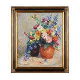 Flowers by Sadie Beason, Oil on canvas, sold Nov 2024