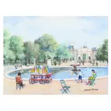 Le Jardin des Tuileries a Paris by Anne de Vernac, Pastel on paper, sold Nov 2024