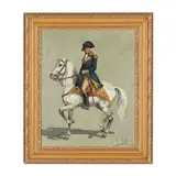 Cavalry Officer on Horseback by Leszek Piasecki, Oil on canvas, sold Nov 2024