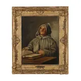 Portrait of a Monk by Hubert von Herkomer, Oil on canvas, sold Nov 2024