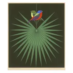 Painted Bunting by Charley Harper, Serigraph in colors, sold Nov 2024