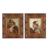 Pair of Soldier Portraits by Frederick Weekes, Oil on panel, sold Oct 2024