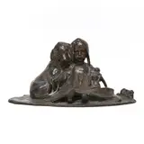 The Loyal Friend by Szigfrid Pongrácz, Patinated bronze, sold Oct 2024