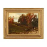 Autumn Landscape with Cattle by Patrick Vincent Berry, Oil on canvas, sold Oct 2024