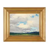Clouds and Sunlight by Wayne K. Crumbling, Oil on artist board, sold Oct 2024