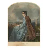 Evangeline by Louis Maurer, Hand-colored lithograph, sold Oct 2024