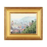Over the Rhine by Cindy Nixon, Oil on canvas, sold Oct 2024