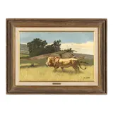 Shadows (Masai Mara-Kenya) by Don Rodell, Acrylic on masonite, sold Oct 2024