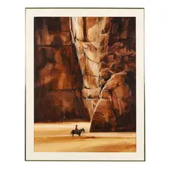 Canyon Rider by Jim Prindiville, Acrylic on canvas, sold Oct 2024