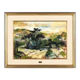 San Juan Hills by Armen Tigran Gasparian, Oil on board, sold Oct 2024