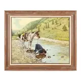 Sweet Water by Vic Donahue, Oil on canvas, sold Oct 2024