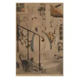 Milkmaid by Louis Icart, Etching in color on paper, sold Oct 2024
