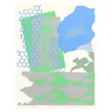 Green Venus by Willie Anne Wright, Silkscreen in colors on paper, sold Oct 2024
