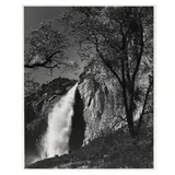 Yosemite Falls, Spring, Yosemite National Park, California by Ansel Adams, Gelatin silver print, sold Oct 2024