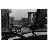 Windshield, Sarasota Springs, New York by Louis Stettner, 1954, Gelatin silver print, sold Oct 2024