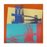 Brooklyn Bridge by Andy Warhol, Screenprint in colors on Lenox Museum Board, sold Oct 2024