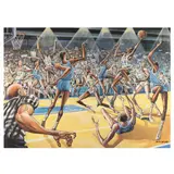 Chaos in Cameron by Ernie Barnes, Offset lithograph in colors, sold Oct 2024