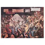 The Sugar Shack by Ernie Barnes, Offset lithograph in colors, sold Oct 2024