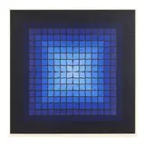 Quasar by Victor Vasarely, Serigraph on paper, sold Oct 2024