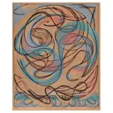 Little Girl, Jumping Rope by Sue Fuller, Color mixed intaglio, sold Oct 2024