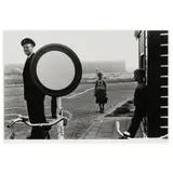 Parking Lot, Volendam, Holland by Louis Stettner, 1962, Gelatin silver print, sold Oct 2024