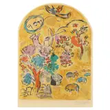 The Tribe of Joseph , from Twelve Maquettes of Stained Glass Windows for Jerusalem by Marc Chagall, Lithograph in colors, sold Oct 2024