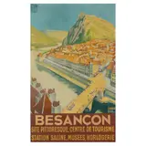 Besançon by Roger Broders, Lithographic poster in colors, sold Oct 2024