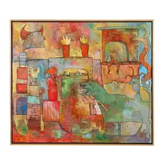 Gate by Jane Filer, Acrylic on canvas, sold Oct 2024
