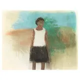 Untitled (Figural Work) by Maud Gatewood, Pastel on paper, sold Oct 2024