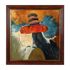 The Tower by Wayne Trapp, Oil on canvas, sold Oct 2024