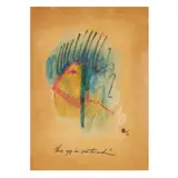 These Eyes Have Seen Too Much by Wayne Trapp, Mixed media on paper, sold Oct 2024