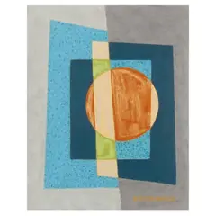 Untitled by Emil Bisttram, Encaustic on paper, sold Oct 2024