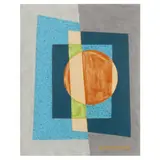 Untitled by Emil Bisttram, Encaustic on paper, sold Oct 2024