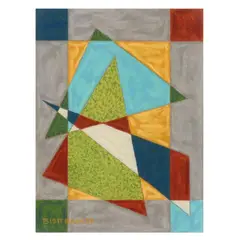 Untitled by Emil Bisttram, Encaustic on paper, sold Oct 2024
