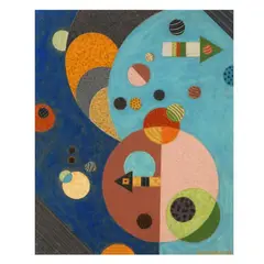 Untitled, Future World by Emil Bisttram, Encaustic on paper, sold Oct 2024