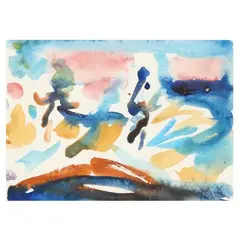 Untitled Abstract by Mary Abbott, Watercolor on paper, sold Oct 2024