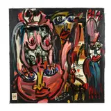 Hip Hop Era 2000 by Peter Keil, Oil and collage on canvas, sold Oct 2024