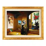 Madame X by Orlando Quevado, Oil on canvas, sold Oct 2024