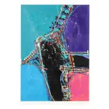 The Shadow #1 by Cecilia Mayr, Mixed media on paper, sold Oct 2024