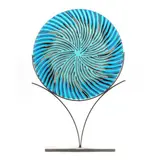 Dance of the Dolphins Art Glass Sculpture by Caryn Brown, Contemporary, sold Oct 2024