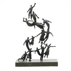 People Could Fly by Walter Horak, Patinated bronze, sold Oct 2024