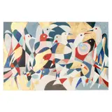 Chorus by Mary Thomas, Gold and palladium leaf with lacquer on paper, sold Oct 2024