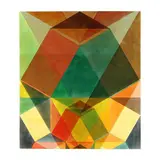 Prismatic Limelight by John Hiigli, Transparent oil on canvas, sold Oct 2024