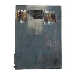 Untitled by Scott Upton, Acrylic and mixed media collage on paper, sold Oct 2024