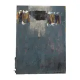 Untitled by Scott Upton, Acrylic and mixed media collage on paper, sold Oct 2024