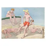 Cock of the Roost by Seward Hume Rathbun, Watercolor on paper, sold Sep 2024