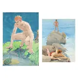 Two Nude Paintings by Seward Hume Rathbun, Each a watercolor on paper, sold Sep 2024